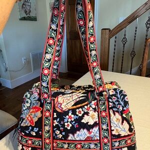 Bright Floral Patterned Vera Bradley Women's Bag w/ Matching Wallet